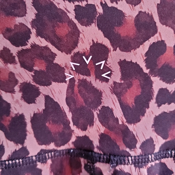 Varley Brown Animal Print Leggings size Small - Picture 5 of 7